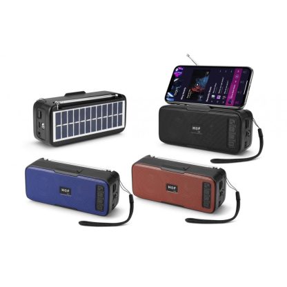 Solar Charge Energy Outdoor Light Portable Bluetooth Speaker HFU43 For Phone, Device, Music, USB - Image 7