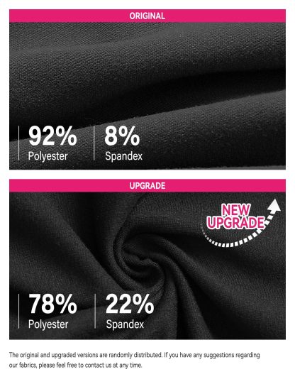 Yoga Pants - Five Points High Waist 3 Pieces Of Polyester Double Grinding Black, Polyester Double Grinding Zhang Green, Polyester Double Grinding Burgundy - Image 6