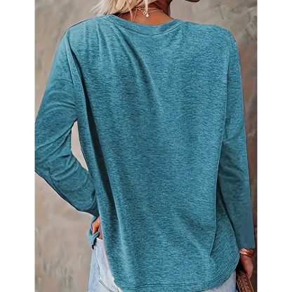 Women Be Kind Tshirt Casual Inspirational Graphic Tees Long Sleeve Loose Fit Shirt - Image 3