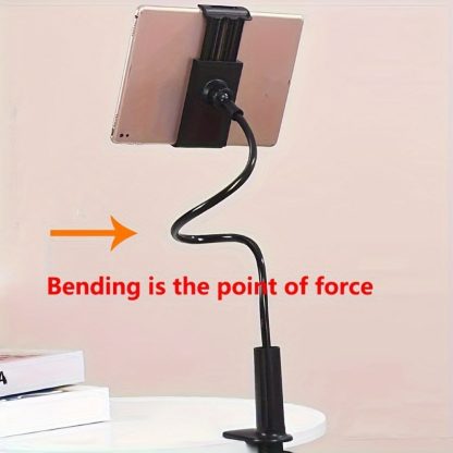 Updated Gooseneck Tablet Holder Stand For Bed 39.4inch Adjustable Flexible Arm Tablets Mount Clamp On Table - Image 10
