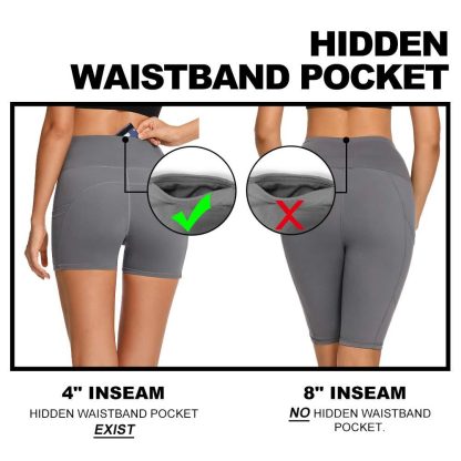 Yoga Pants - Three Points High Waist, 3 Pairs Of Black, Black Tie-dye, Blue Purple Starry Sky - Image 7