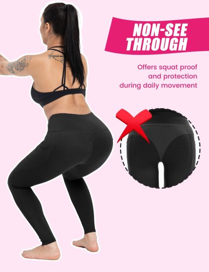 Yoga Pants - Cropped High-waisted Slanted Pockets, 3 Pieces Of Polyester Double Grind Black, Polyester Double Grind Black Tie-dye, Polyester Double Grind Blue Purple Starry Sky - Image 2