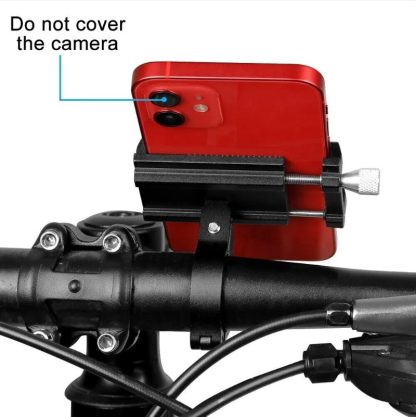 Aluminum Motorcycle Bike Bicycle Holder Mount Handlebar For Cell Phone GPS US - Image 2
