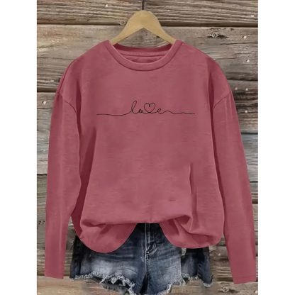 Women's 3-Pack Graphic Tee Long Sleeve Tops Casual Loose V Neck T Shirts - Image 4
