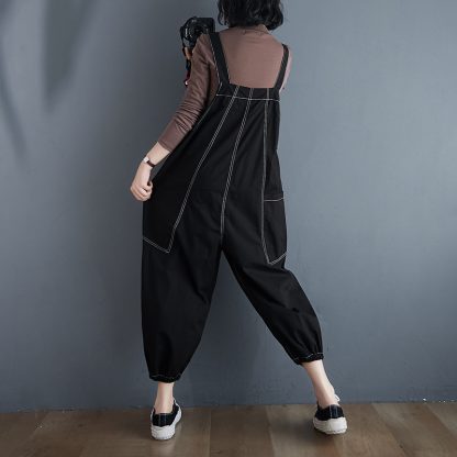Loose Plus Size Fat MM Overalls - Image 3