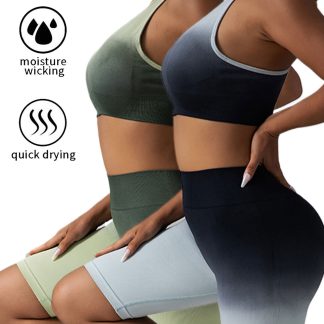 2 Pack Y Back Sports Bras For Women Spaghetti Thin Strap Workout Bras Wirefree Padded Racerback Yoga Bras