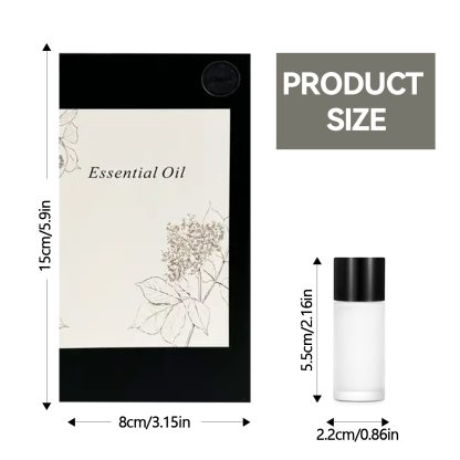 Car Air Fresheners -3x10ML Natural French Perfume Lasts 45 Days, Portable Waterless Car Diffuser Air Freshener Car Aromatherapy Diffuser, Adjust Concentration Scent - Image 3