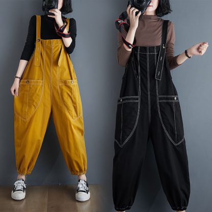Loose Plus Size Fat MM Overalls - Image 5