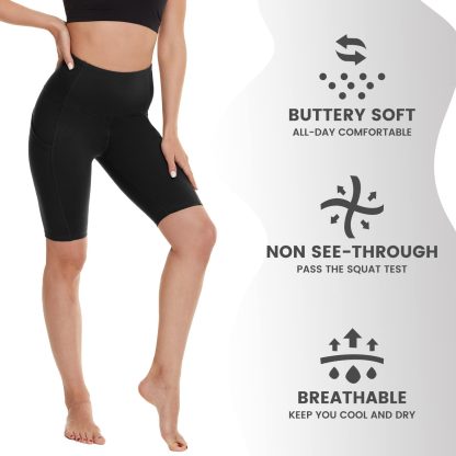 Yoga Pants - 5 Minutes High Waist 3 Pairs Of Black, Black Tie-dye, Dark Gray - Image 4