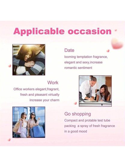 1PC 30ML Women Perfume For Wrist, Behind The Ear And Neck- Natural Long Lasting Eau De Parfum - Delicate, Elegant For Holiday Dates - Image 4