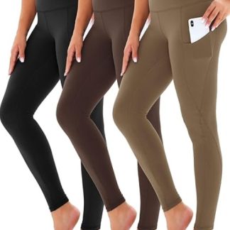 Yoga Pants - 3 Pieces Of Cropped High-waisted Oblique Pockets Polyester Double Grinding Black, Polyester Double Grinding Hemp Skin, Polyester Double Grinding Light Gray