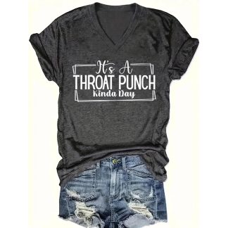 Women's Graphic T Shirts Letter Print Short Sleeve Loose Casual Summer Tops