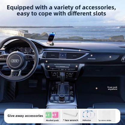 Vacuum Magnetic Bracket -360 Degree Rotation, Multi-scene Application, Easy Adsorption, Car, Home, Office Must-have - Image 5