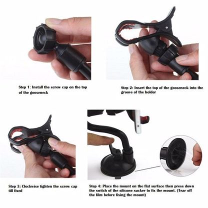 Universal Double Clamp Hose Bracket With Adhesive, Not Shipped On Weekends - Image 4