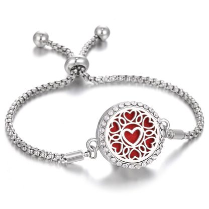 2024 New Kaleidoscope Aromatherapy Bracelet Perfume Essential Oil Diffuser Locket Bracelet Charms Women Aroma Diffuser Jewelry - Image 10