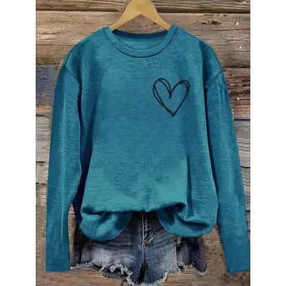 Women's 3-Pack Graphic Tee Long Sleeve Tops Casual Loose V Neck T Shirts - Image 3
