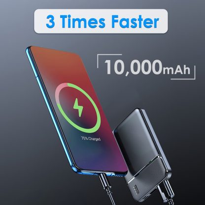 1Pc 30000mAh 20000mAh 1W MAh Fast Charging Power Bank With 1 USB Cable Fit For IOS Phone 15 14 13 And More - Image 9